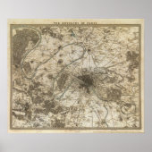 パリ周辺 ポスター (正面)