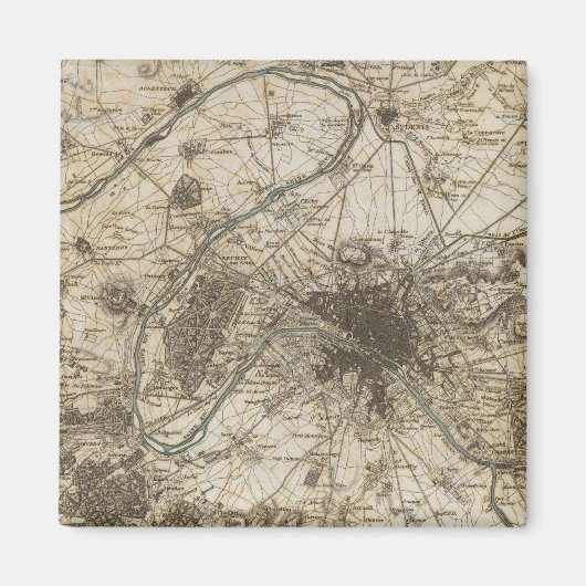 パリ周辺 マグネット (正面)