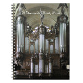 パリ器官のノート ノートブック (正面)