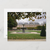 パリ噴水 ポストカード (正面/裏面)