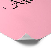 パリ回転木馬第7誕生日バナー ポスター (角)