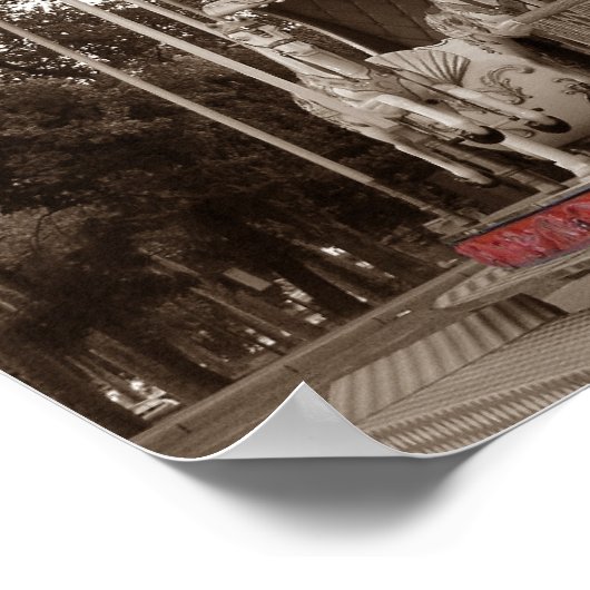 パリ回転木馬 ポスター (角)