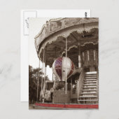 パリ回転木馬 ポストカード (正面/裏面)