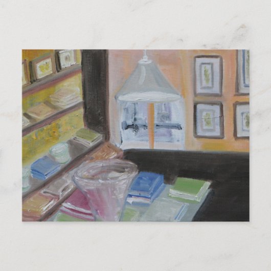 パリ図書館 ポストカード (正面)