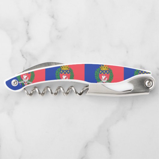 パリ国旗、フランスウェイターコルク抜き ソムリエナイフ (裏面)