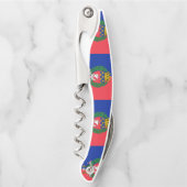 パリ国旗、フランスウェイターコルク抜き ソムリエナイフ (正面)