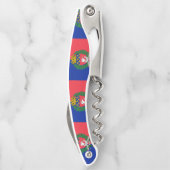 パリ国旗、フランスウェイターコルク抜き ソムリエナイフ (裏面)