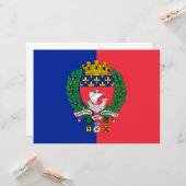 パリ国旗(フランス) カード (正面/裏面インサイチュ)