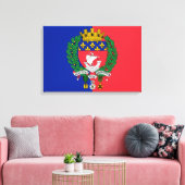 パリ国旗（フランス） キャンバスプリント (インサイチュ (リビング))