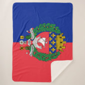 パリ国旗（フランス） シェルパブランケット (正面)