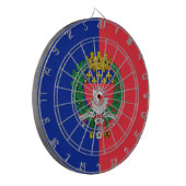 パリ国旗（フランス） ダーツボード (正面左)
