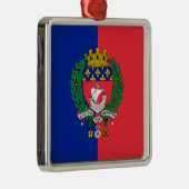 パリ国旗（フランス） メタルオーナメント (右)