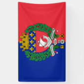 パリ国旗（フランス） 横断幕 (縦)