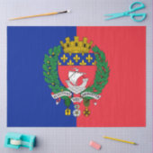 パリ国旗(フランス) 薄葉紙 (クラフト)