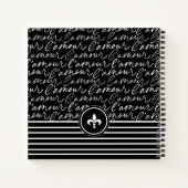 パリ夢モノグラム ノートブック (裏面)