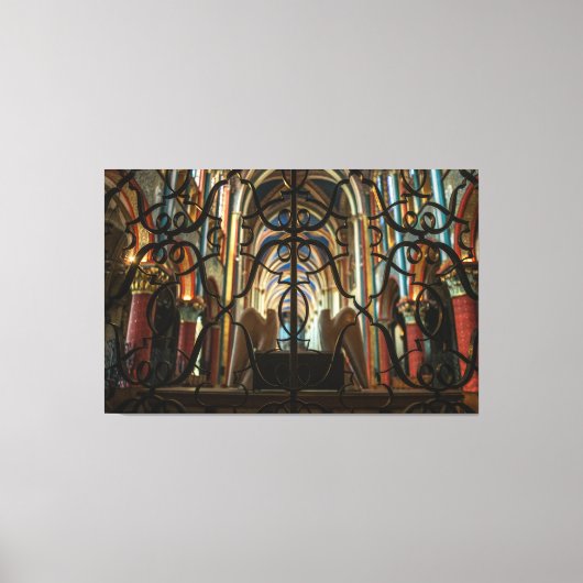 パリ大聖堂 キャンバスプリント (正面)