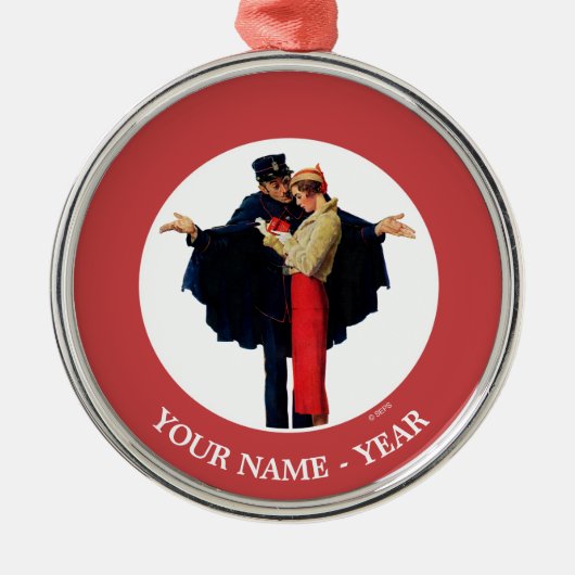 パリ失ったで メタルオーナメント (正面)