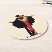 パリ失ったで ラウンドペーパーコースター (アングル)