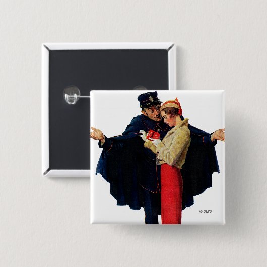 パリ失ったで 缶バッジ (正面&裏面)