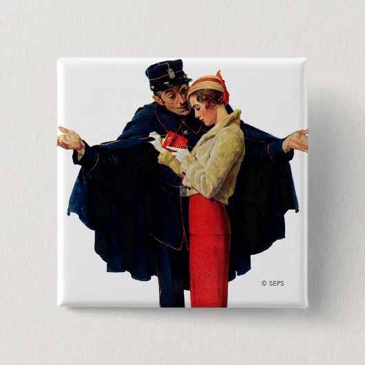 パリ失ったで 缶バッジ (正面)