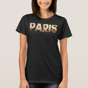 パリ女子フランスフランスのエッフェルタワー Tシャツ