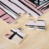 パリ婚約提案、アニバーサリーカップルの贈り物 ジグソーパズル (側面)