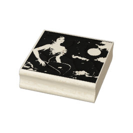 パリ屋上のナイチンゲール ラバースタンプ