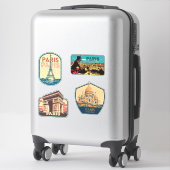 パリ市フランスは私の誇りを持った故郷のパックSticke シール (スーツケース)