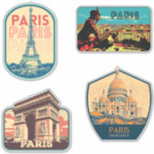 パリ市フランスは私の誇りを持った故郷のパックSticke シール (正面)