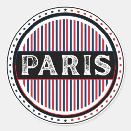 パリ市プライドエンブレム - フランスのアイデンティティ ラウンドシール
