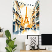 パリ市 ポスター (ホームオフィス)