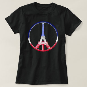 パリ平和のエッフェル塔 Tシャツ