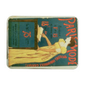 パリ広告モードMへのポスター購読 マグネット (横)