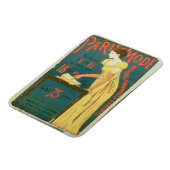 パリ広告モードMへのポスター購読 マグネット (左側)