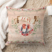 パリ愛ポストマークの鳥と注お洒落記 クッション (ブランケット)