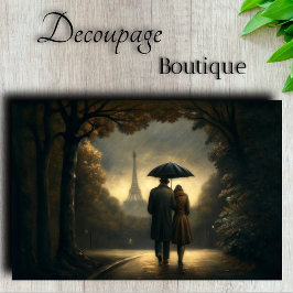 パリ愛好家のレインデコパージュ 薄葉紙