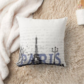 パリ愛 クッション (ブランケット)