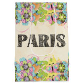 パリ抱き枕 ミディアムペーパーバッグ (裏面)