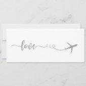 パリ招待状ブライダルシャワー招待 招待状 (裏面)