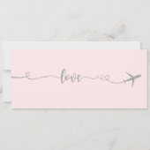 パリ招待状ブライダルシャワー招待 招待状 (裏面)