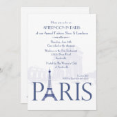 パリ招待状 招待状 (正面/裏面)