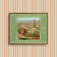 パリ新しいアートプリント