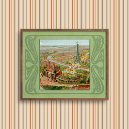 パリ新しいアートプリント ポスター