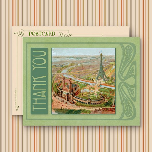パリ新様式感謝ポストカード ポストカード