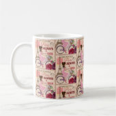 パリ旅行はがきポスターデザイン コーヒーマグカップ (左)