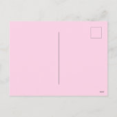 パリ旅行アート、旅行アート、アー名門私立校風のト、ピンク シーズンポストカード (裏面)