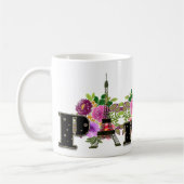 パリ旅行パリと恋 コーヒーマグカップ (左)