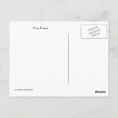 パリ旅行本棚 ポストカード (裏面)