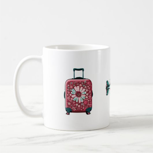 パリ旅行 コーヒーマグカップ (左)