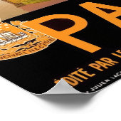 パリ旅行 ポスター (角)